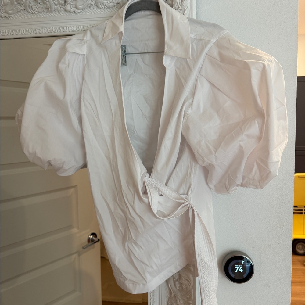 Jonathan Simkhai Cream Blouse